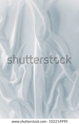 delicate waves of satin silk