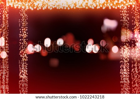 Romantic multicolor bokeh abstract valentine background.