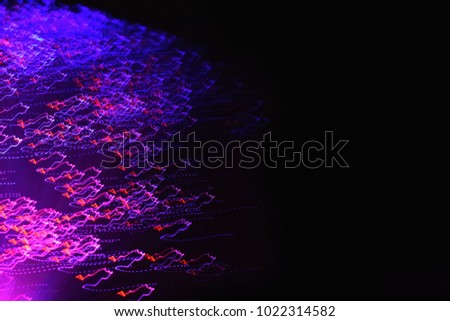 Abstract blurred light