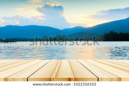 Abstract Blurred photo of landscape sunset background, blur backgrounds concept.