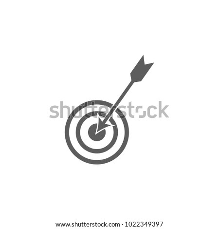 purpose and arrow icon. Element of finance for mobile concept and web apps. Icon for website design and development, app development. Premium icon on white background