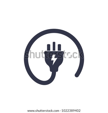 uk electric plug icon Royalty-Free Stock Photo #1022389402