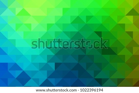 Dark Multicolor vector polygonal pattern. A sample with polygonal shapes. The elegant pattern can be used as part of a brand book.
