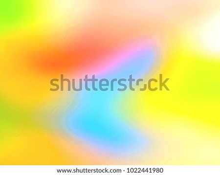 A Bright Image of Multi Coloured Gradient Light Showing a Colour Effect of Cloud and Fog