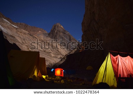 Camping under the stars! This picture was taken in 2018 during Chadar Trek. Is was really difficult to take night photographs because at night the temperature usually dips to - 25°C. 