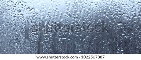 Rain Drops on the Window Water  Bokeh Blur Background 