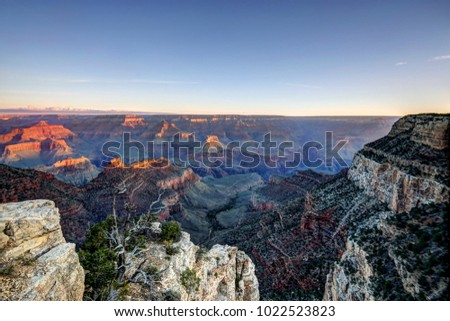 Grand Canyon Vistas Royalty-Free Stock Photo #1022523823