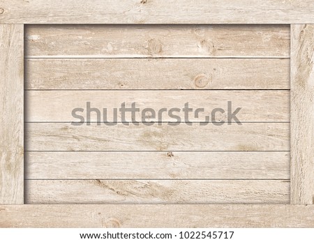 Side of old brown wooden crate, box, planks or frame for text or message Royalty-Free Stock Photo #1022545717