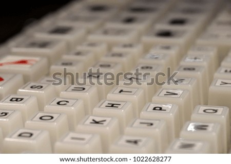 Set of alphabet stamper