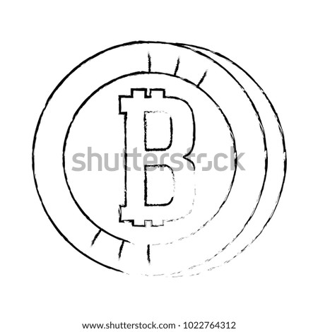 bitcoin virtual money icon