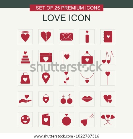 Love Icon set