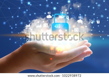 Cloud data security concept