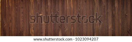 Wooden texture of the kitchen table, panoramic high-resolution background