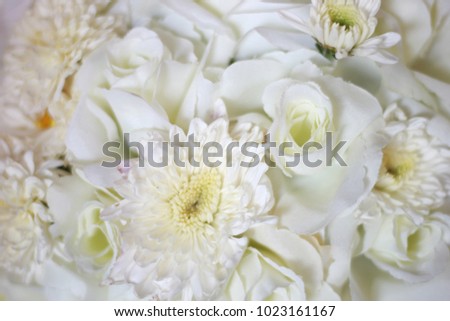 Flower background wedding ceremony.