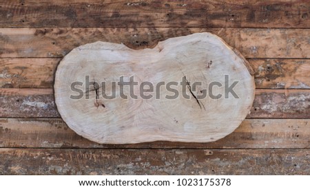 cross section of the tree,wooden background