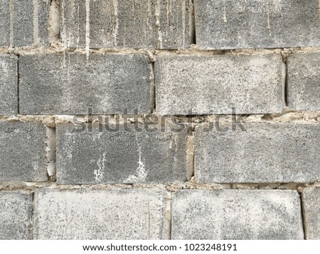 Old cement block wall for background