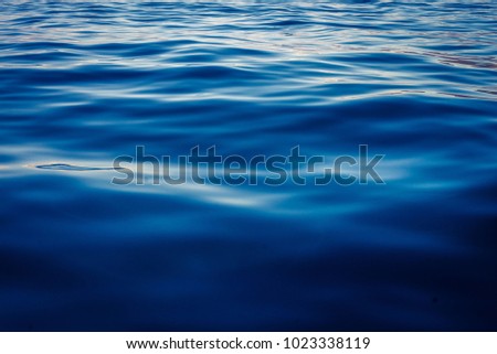 dark blue wavy sea