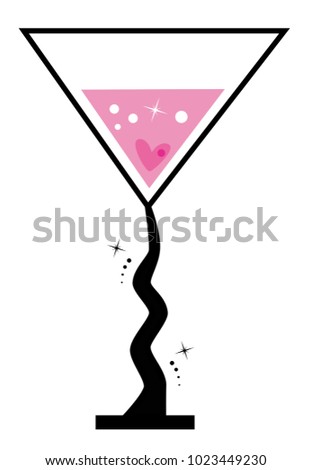 Happy Valentines Day Cocktail