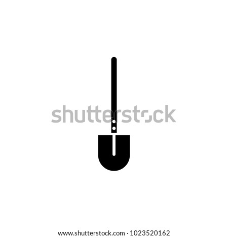 fireman's shovel icon. Element of firefighter shop for advertising signs, mobile concept and web apps. Icon for website design and development, app development. Premium icon on white background