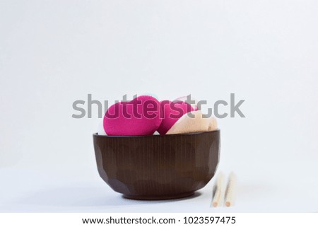 Heart-shaped foam in cup
