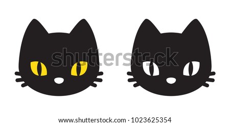 cat vector illustration character kitten cartoon icon logo Halloween