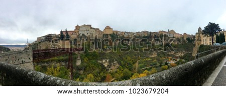 Beautiful view to Cuenca at Spain