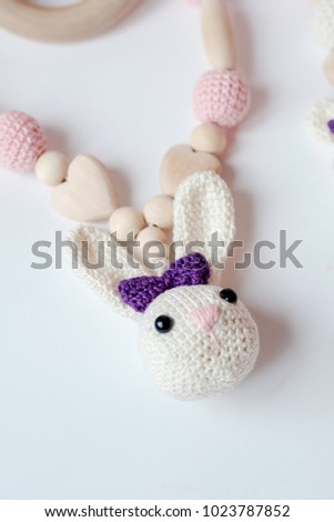 Handmade knitted toys
