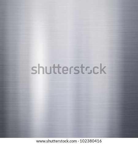 Brushed metal aluminum background or texture