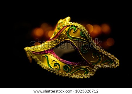 Masquerade venetian carnival mask
