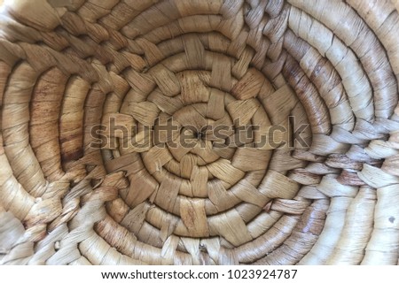 Background Close Up Picture of Small Food Basket