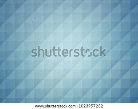 pattern line blue color on glass for background texture
