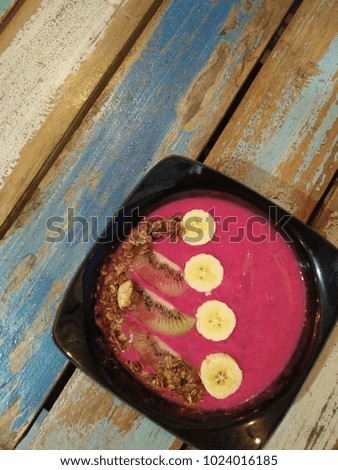 dragon smoothie bowl for healty