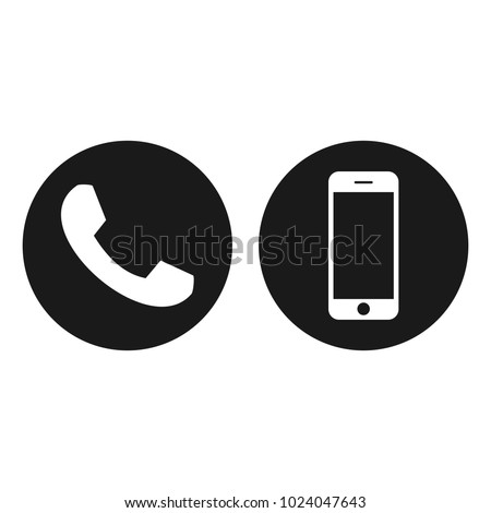 Phone icon vector. Call icon vector. mobile phone smartphone device gadget. telephone icon Royalty-Free Stock Photo #1024047643