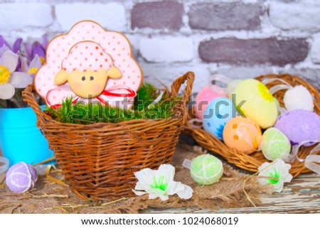 Easter gingerbread and cookies.