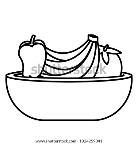 plastic bowl with fruits