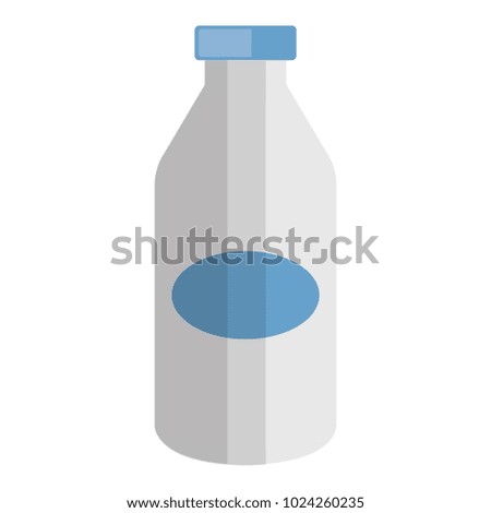 milk bottle isolated icon