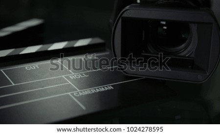 A broadcasting camera