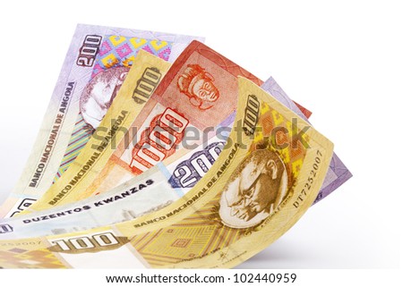 Set of banknotes of Angola / Angola Money