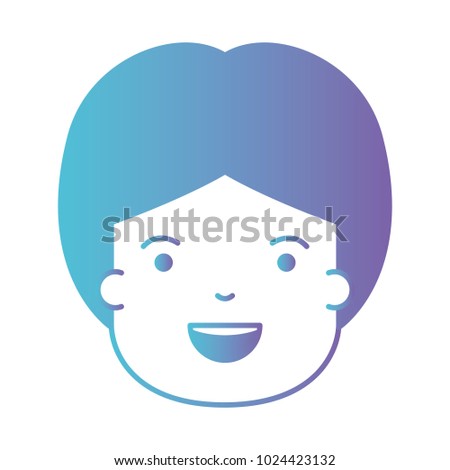 little boy head icon