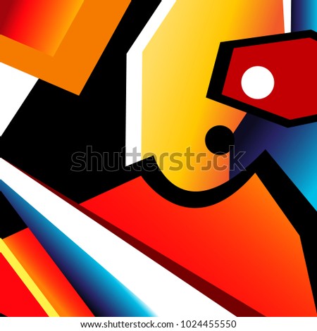 Abstract art background. Multicolored texture. Painting digital. Vector background . Modern art. Contemporary art.