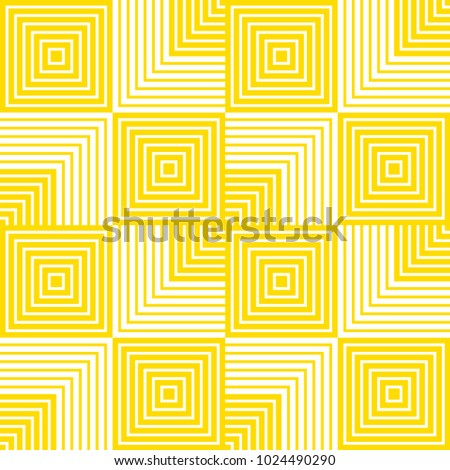 Design summer background square stripe seamless yellow and white.