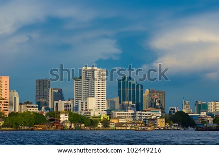 city scape of Bangkok, Thailand