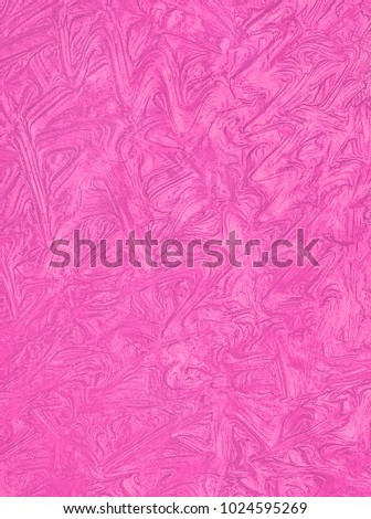 Trendy crumpled pink glamour abstract texture. Wavy background