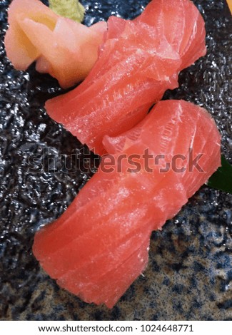 sushi tuna Japanese food Royalty-Free Stock Photo #1024648771