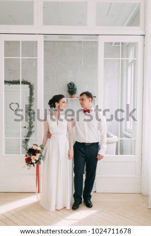Wedding in the European style in the studio and on the street
Studio in Scandinavian style