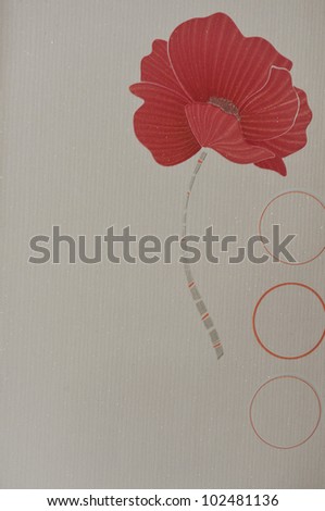 Seamless background from flowers ornament, fashionable modern wallpaper .
