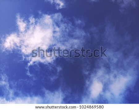 Sky texture and background from the clouds at sunset and dawn