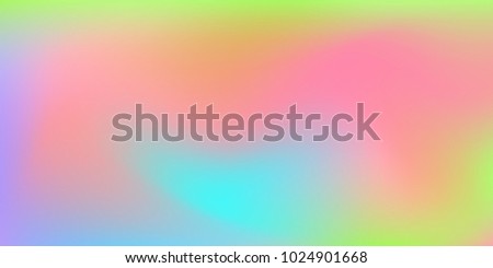 Holographic background. Trendy creative vector cosmic gradient.  Smooth blend banner template.  Easily editable soft colored vector illustration.  Bright print.