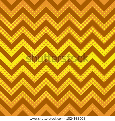 zigzag seamless pattern on halftone background