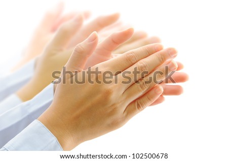 clapping hands Royalty-Free Stock Photo #102500678